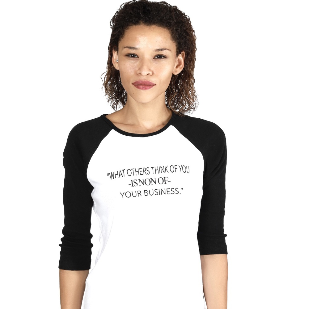 UNISEX 3/4 SLEEVE BASEBALL TEE